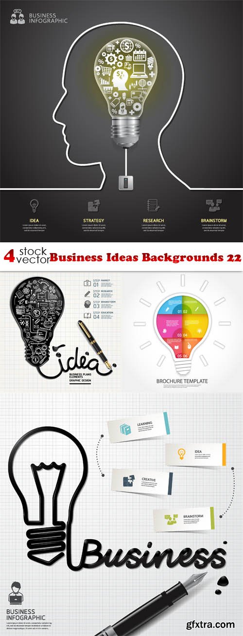 Vectors - Business Ideas Backgrounds 22