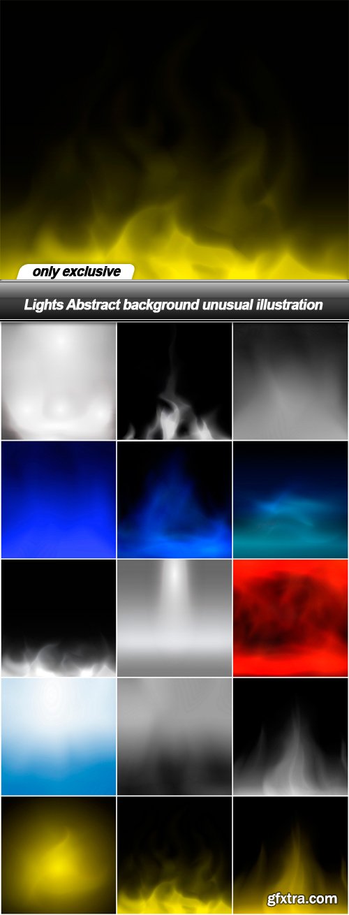 Lights Abstract background unusual illustration - 15 EPS