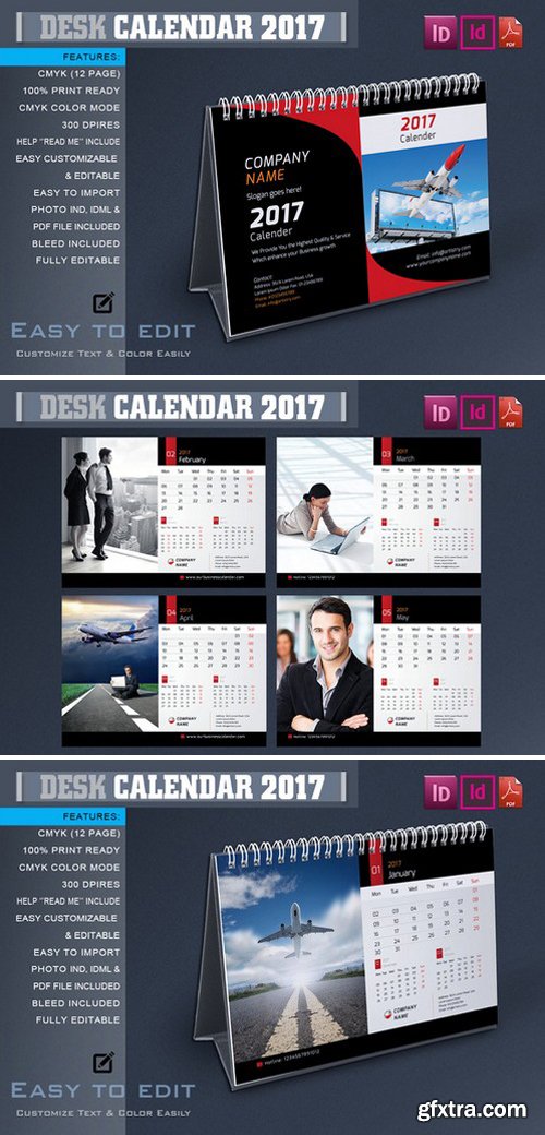 CM - Desk Calendar 2017 1000797