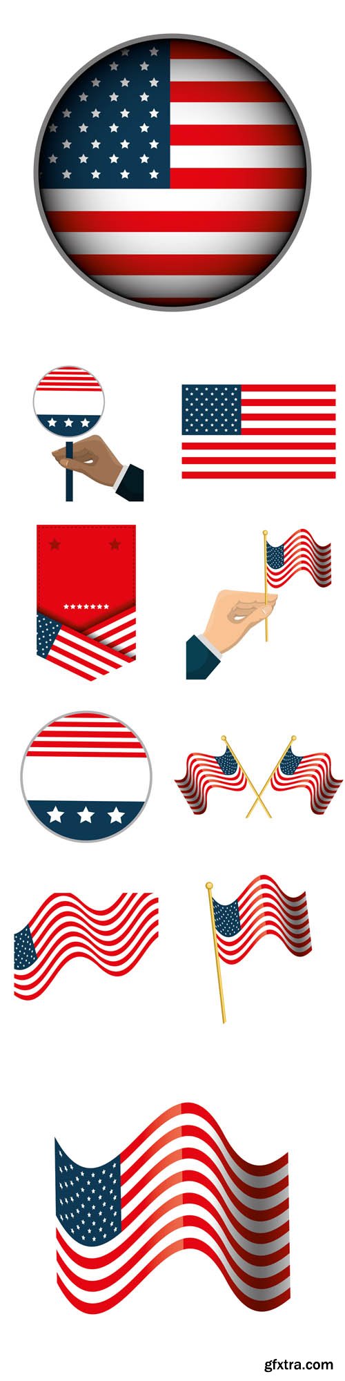 Vector Set - United States of America Emblems