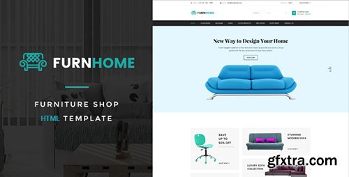 ThemeForest - Furnhome v1.0 - Furniture Shop eCommerce HTML Template - 16617663