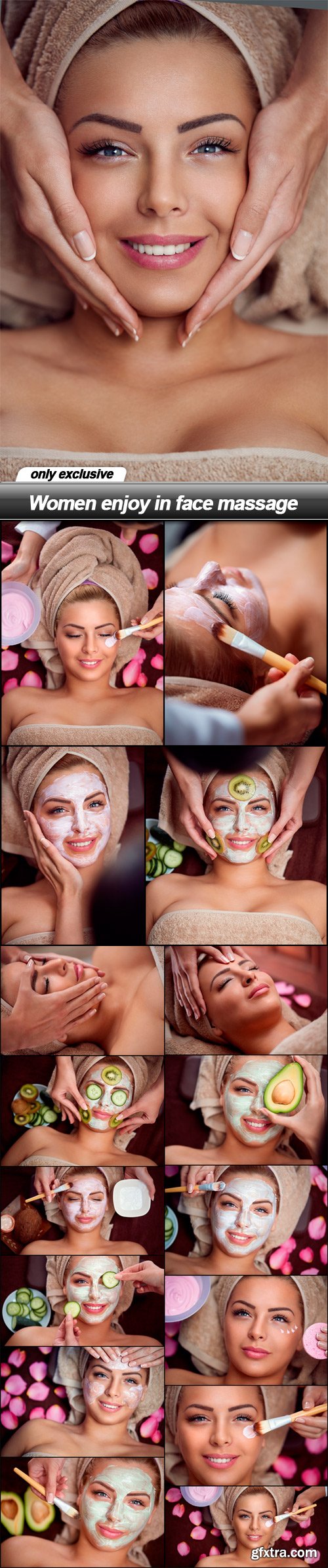 Women enjoy in face massage - 17 UHQ JPEG
