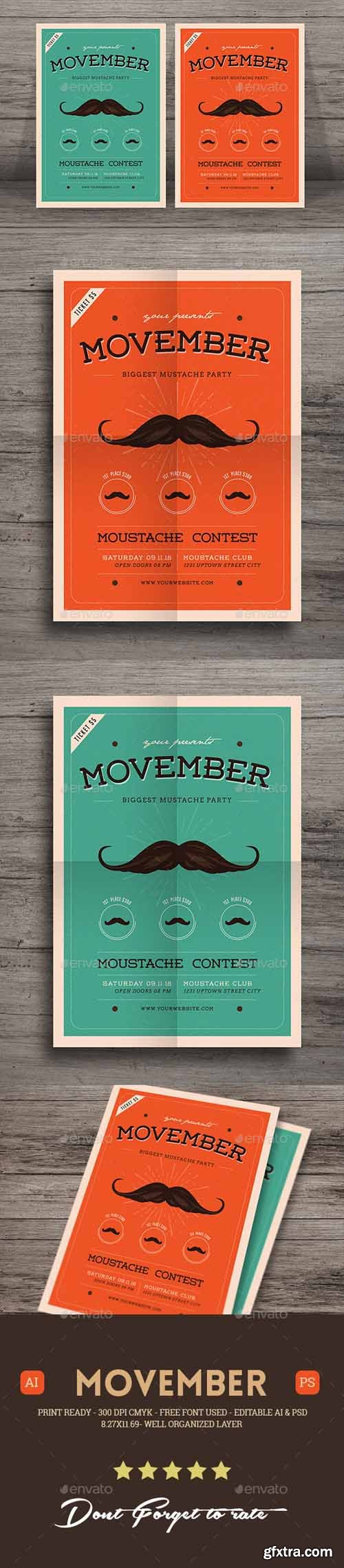 GR - Movember Event Flyer 18617126