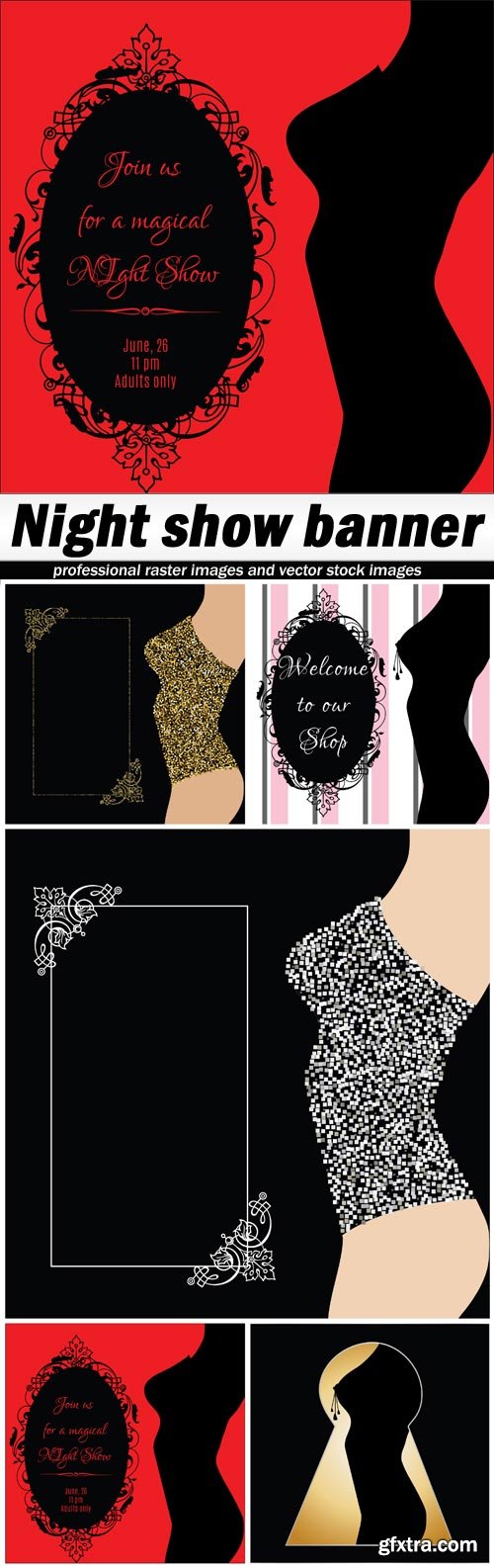 Night show banner - 5 EPS