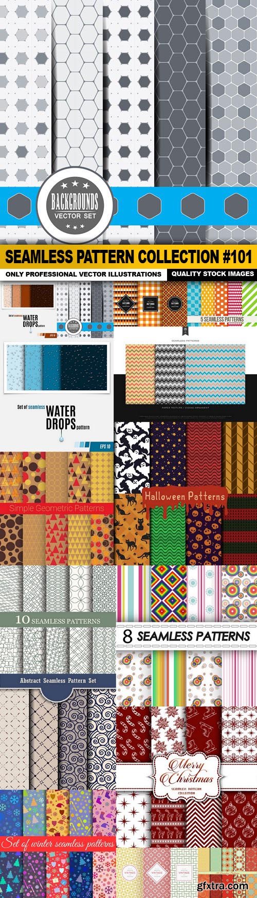 Seamless Pattern Collection #101 - 15 Vector