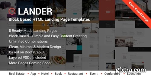 ThemeForest - Lander - Landing Page HTML Templates (Update: 20 October 15) - 13034536