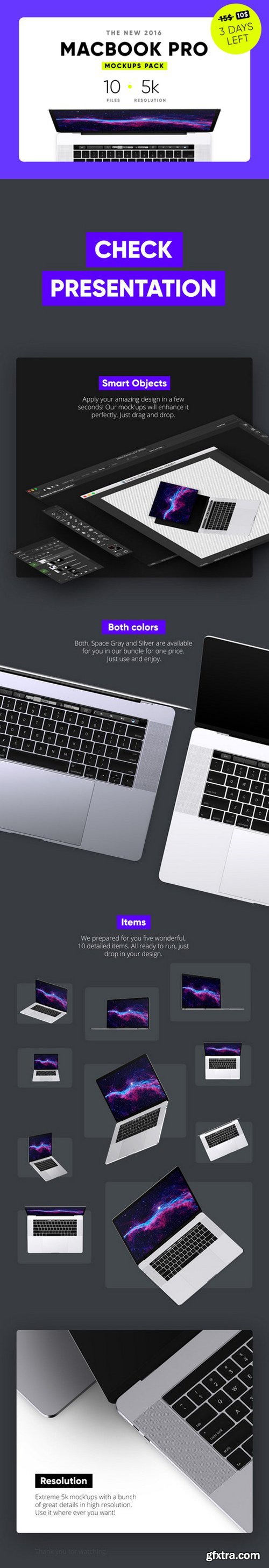 CM - MacBook Pro 2016 with Touch Bar pack 1001922