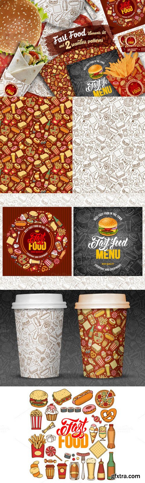 CM - Fast Food Patterns and Elements 1007644