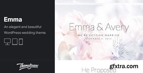 ThemeForest - Emma v2.0.1 - Responsive Wedding WordPress Theme - 9554887