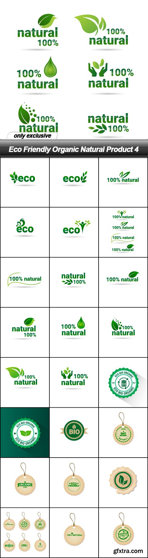Eco Friendly Organic Natural Product 4 - 25 EPS