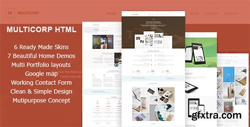 ThemeForest - Multicorp v1.0 - Clean Agency HTML Theme - 14817555