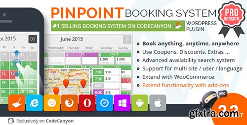 CodeCanyon - Pinpoint Booking System PRO v2.2.7 - Book everything with WordPress - 2675936