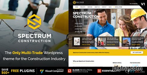 ThemeForest - Spectrum v2.0.3 - Multi-Trade Construction Business Theme - 10259946