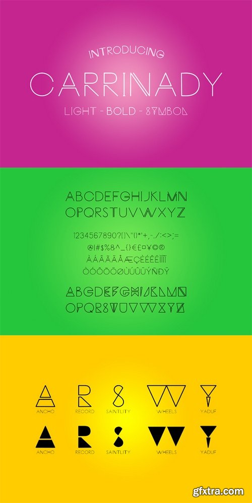 Carrinady Typeface