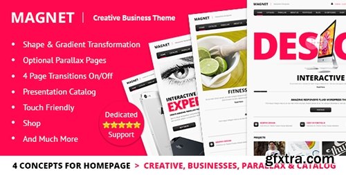 ThemeForest - MAGNET v1.8 - Creative Business WordPress Theme - 4550256