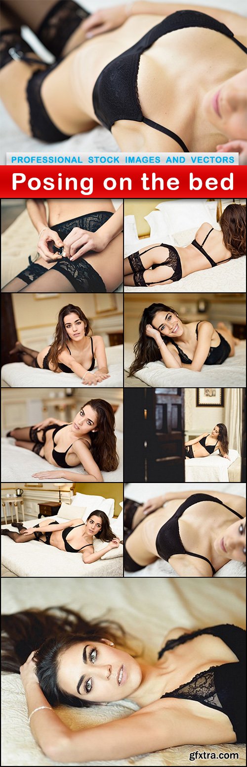 Posing on the bed - 10 UHQ JPEG