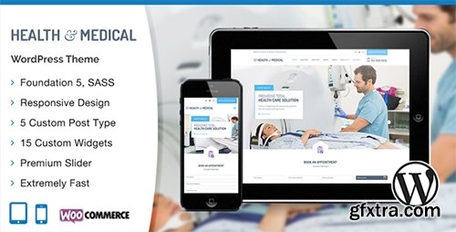 ThemeForest - HealthMedical v1.0.6 - Medical WordPress Theme - 12060334