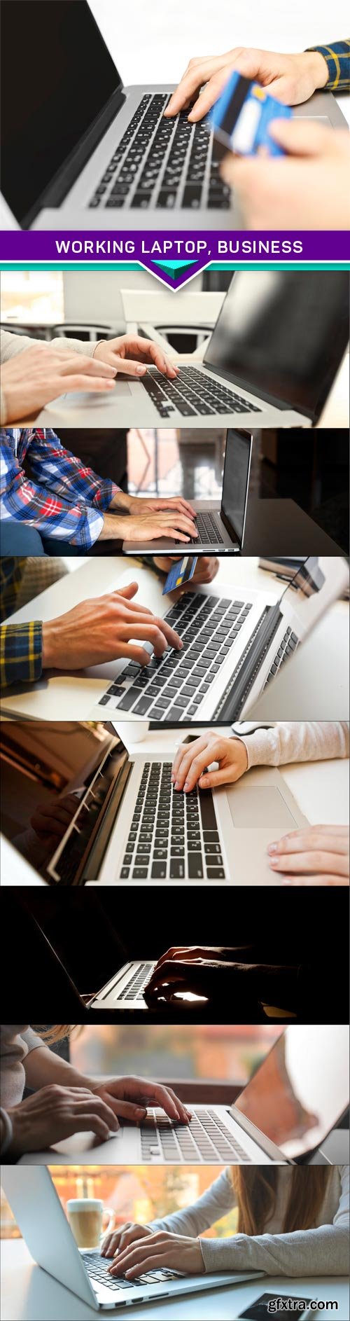 Working laptop, business 8X JPEG