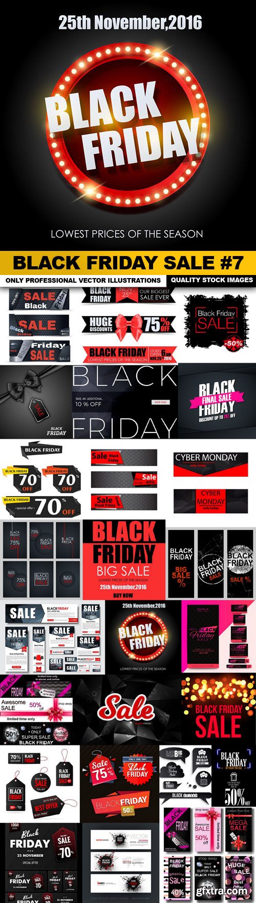 Black Friday Sale #7 - 25 Vector
