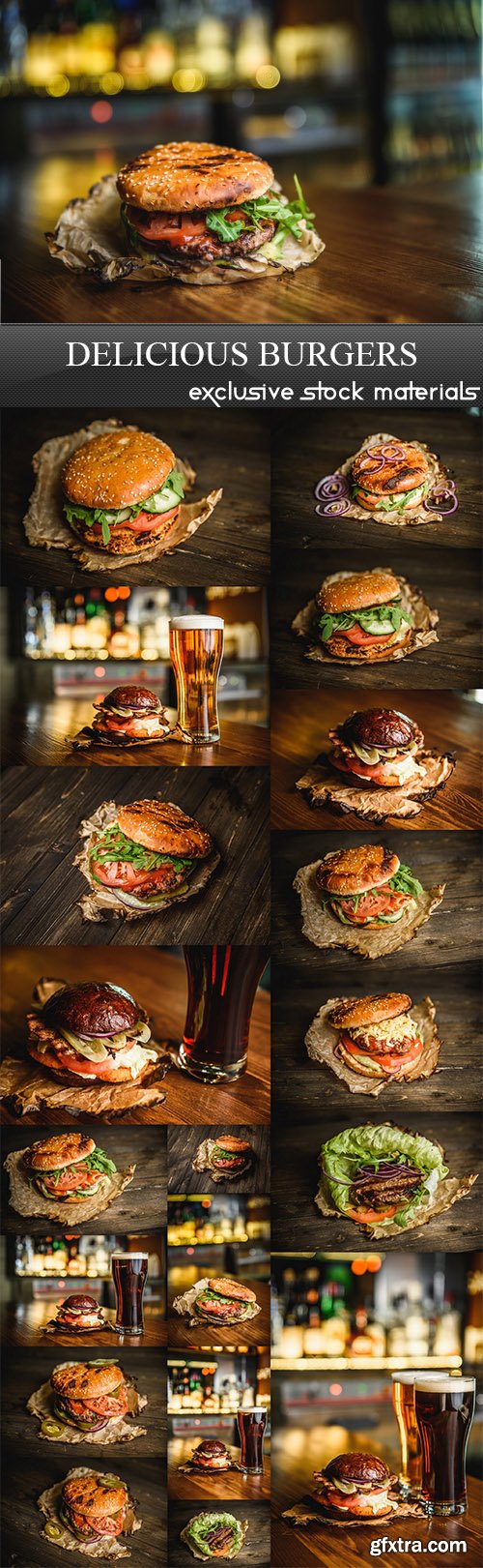Delicious burgers - 20 UHQ JPEG