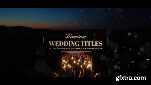 Premium Wedding Titles - After Effects Templates