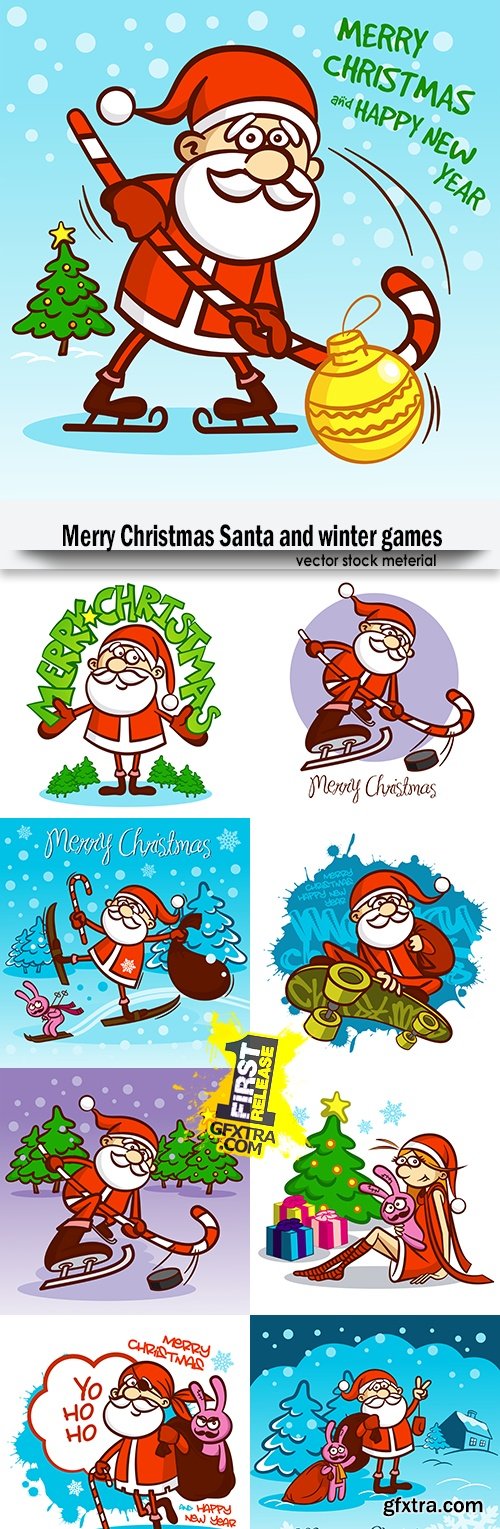 Merry Christmas Santa and winter games