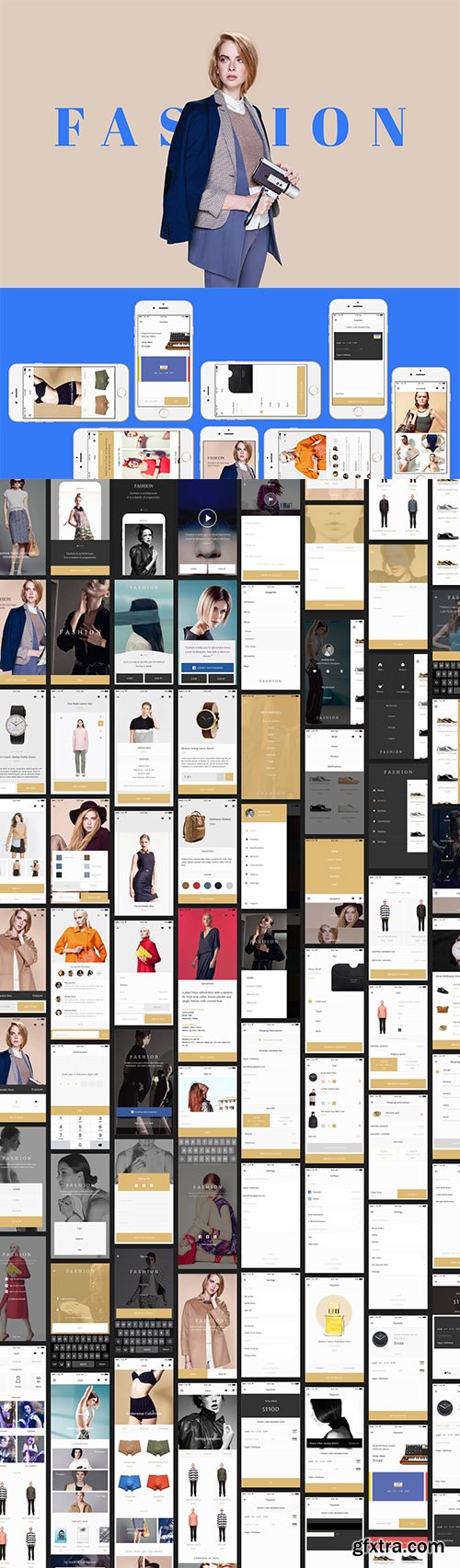 Fashion - E-Commerce Mobile UI Kit