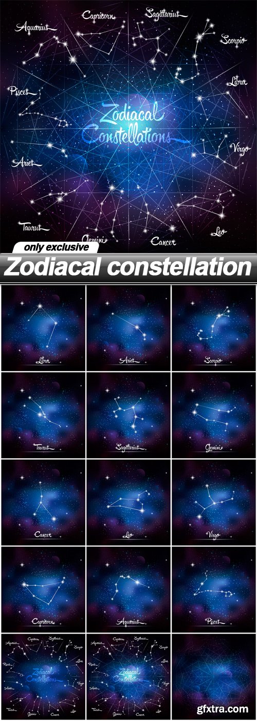 Zodiacal constellation - 15 EPS