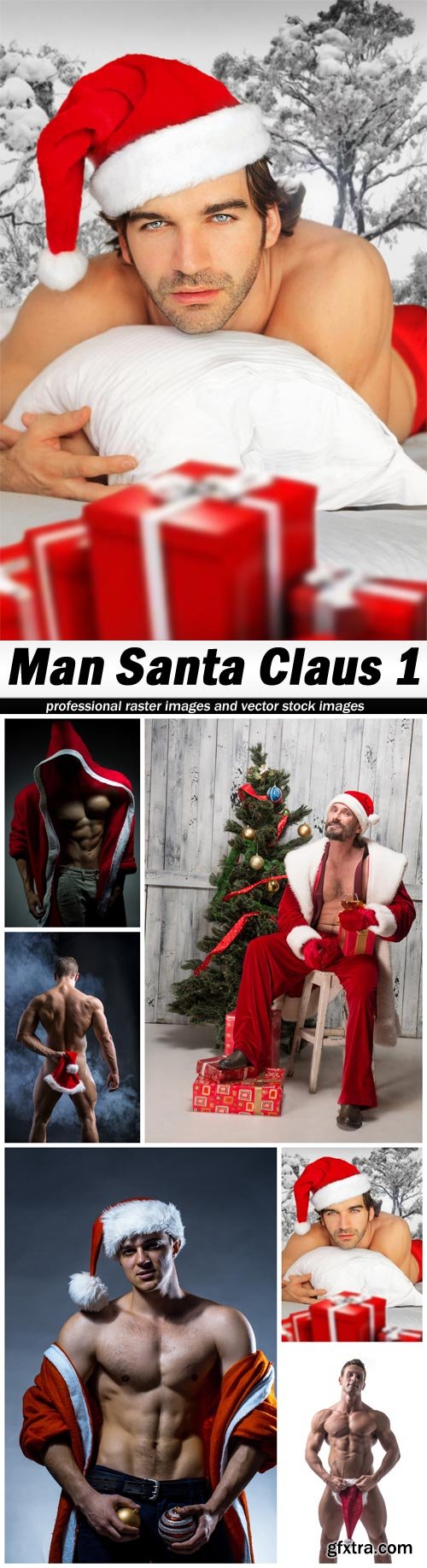 Man Santa Claus 1 - 6 UHQ JPEG
