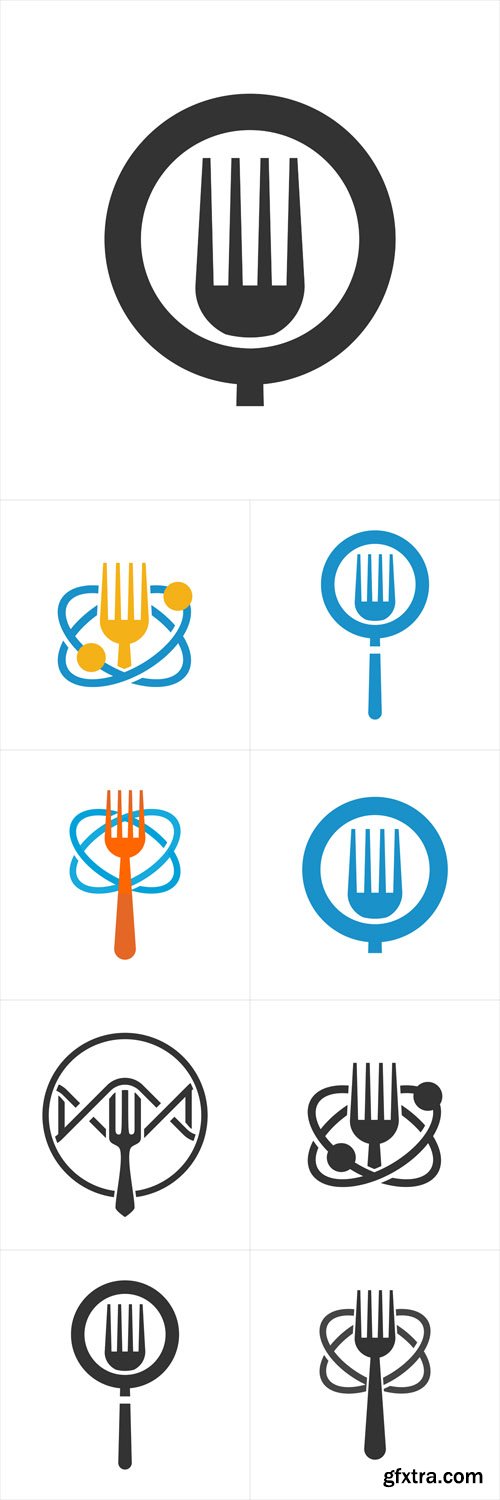 Vector Set - Food Logo Design
