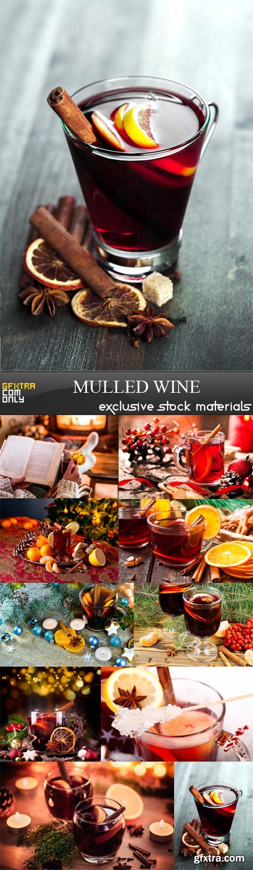 Mulled Wine - 10 x JPEGs
