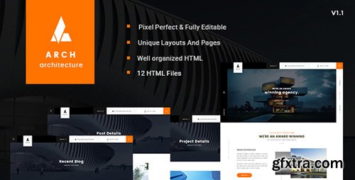 ThemeForest - Arch v1.1 - Multipurpose OnePage & MultiPage HTML Template - 18567948