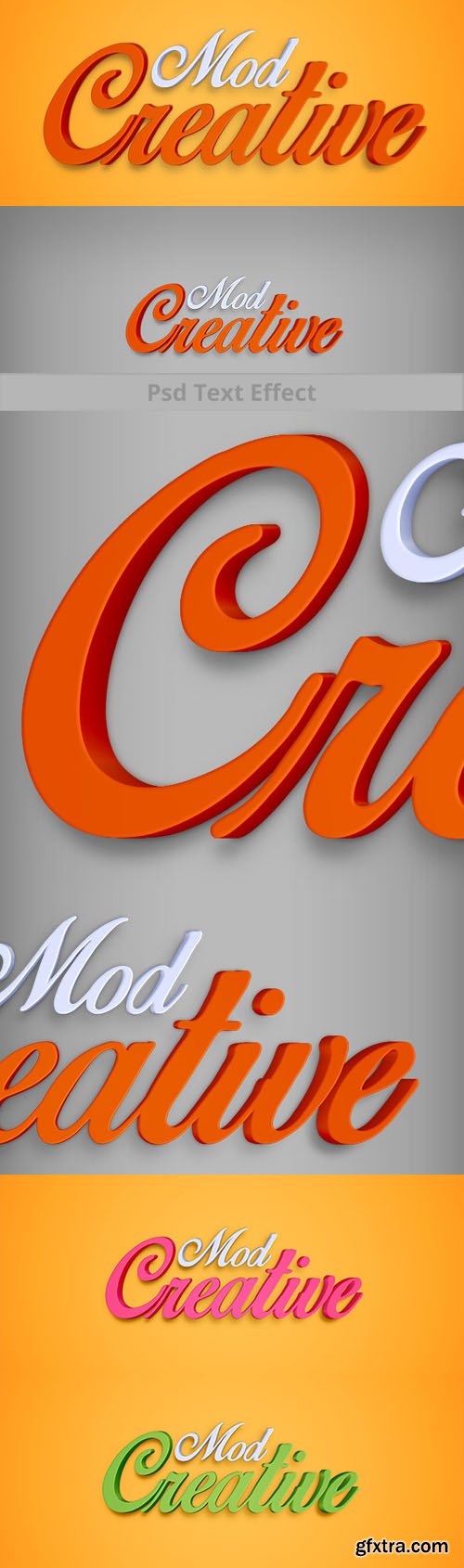 CreativeMod PSD Text Effects