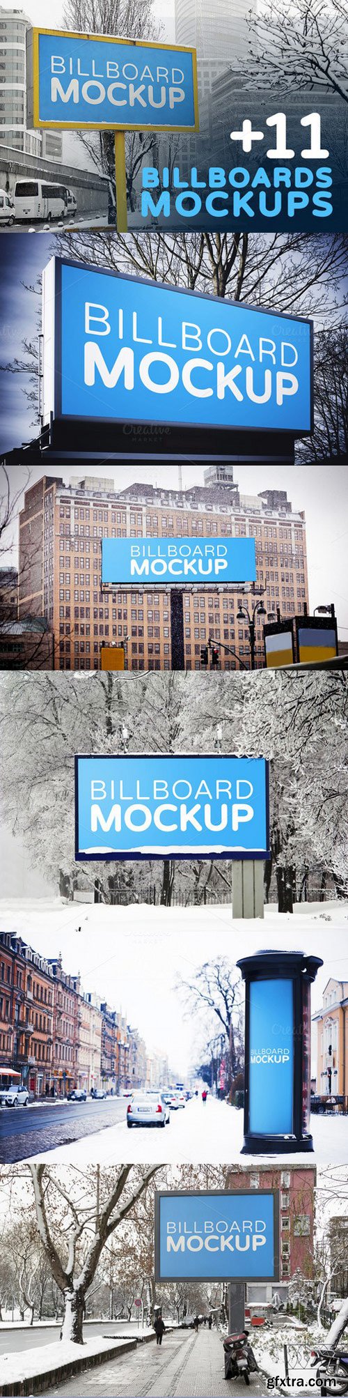 CM - Billboards Mockups in Winter 1035516