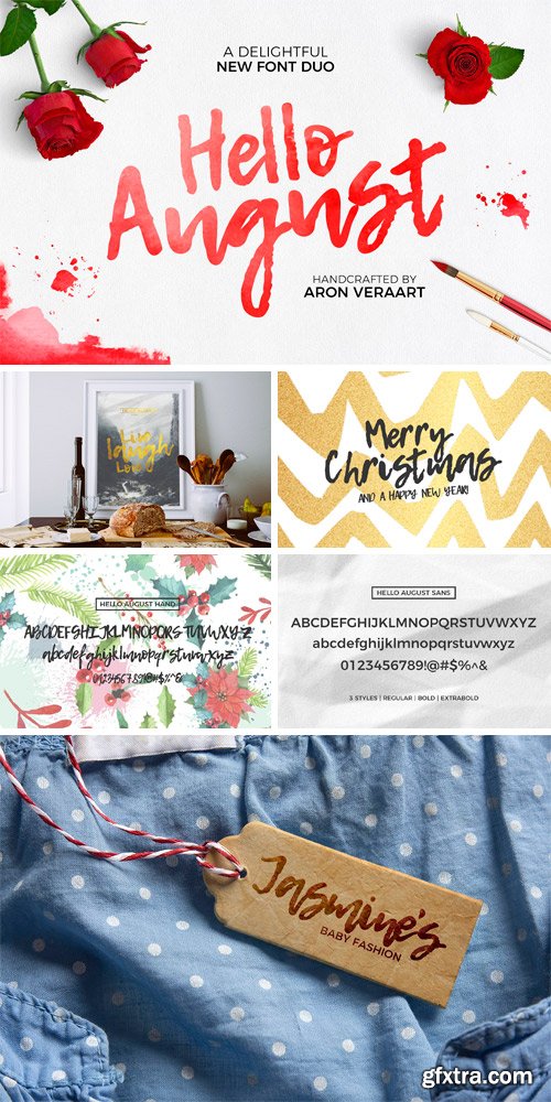 CM 1049968 - Hello August Font Duo