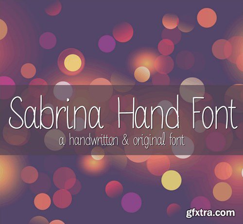 MRF Sabrina Hand Font