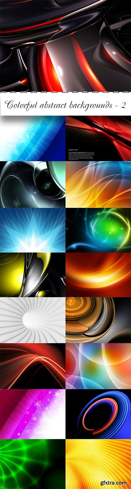 Colorful abstract backgrounds - 2