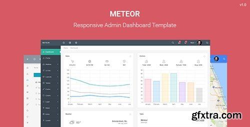 ThemeForest - Meteor v1.0 - Responsive Admin Dashboard Template - 18502679