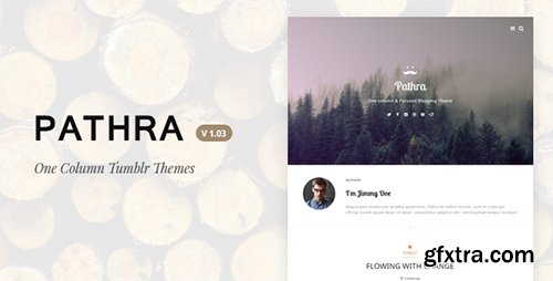 ThemeForest - Pathra v1.04 - One-column Focused Blogging Theme - 9217622