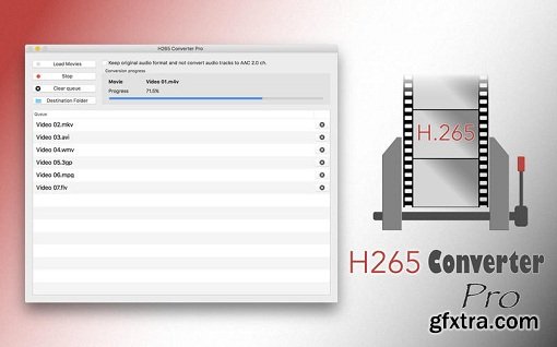 H265 Converter Pro 1.5.1 (Mac OS X)