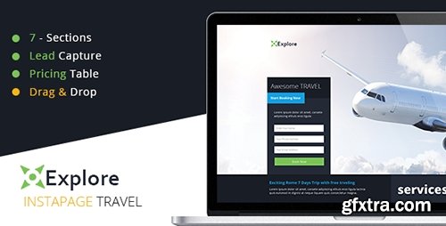 ThemeForest - Explore v1.0 - Travel Instapage Template - 10626248