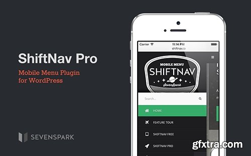 ShiftNav Pro v1.5.1 - Responsive Mobile Menu