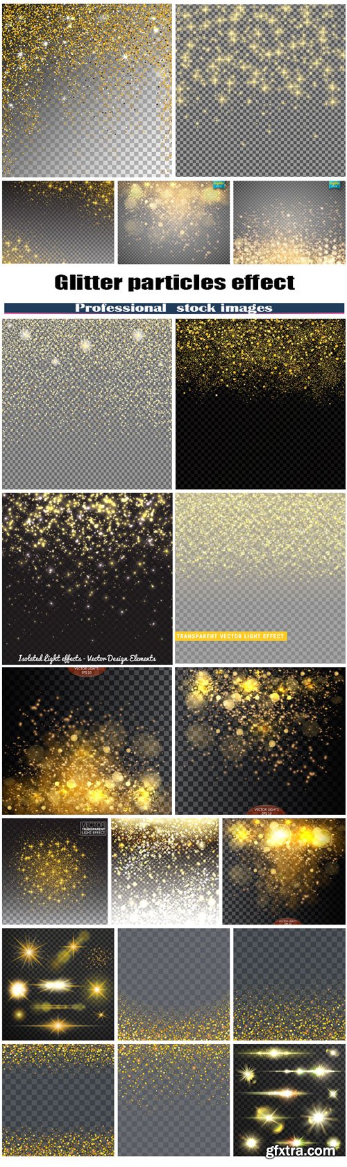 Glitter particles effect