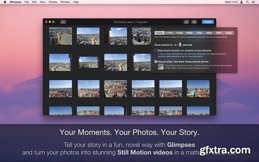 Glimpses – Still Motion Videos 2.2 (Mac OS X)