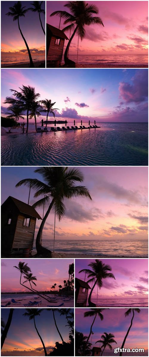 Caribbean sunset - 8xUHQ JPEG
