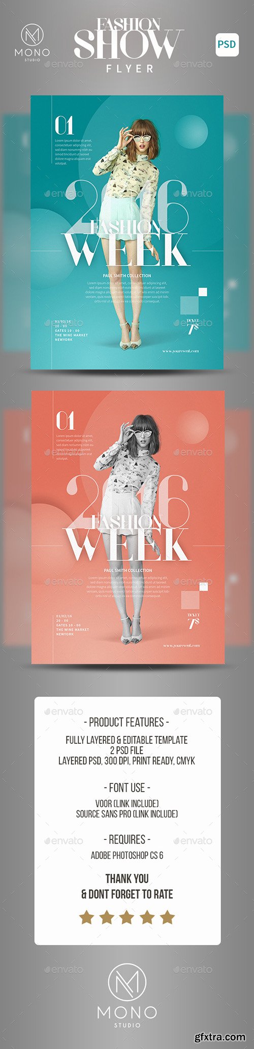 Graphicriver Fashion Show Flyer 14261766