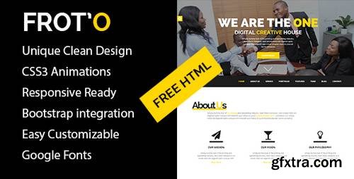 Froto – HTML5 Responsive Agency Template