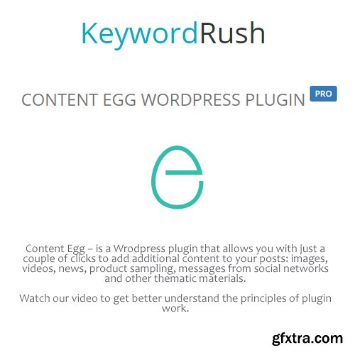KeywordRush - Content Egg Pro v2.6.1 - WordPress Plugin