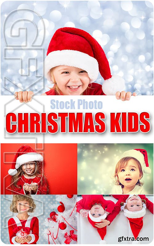 Xmas happy kids - UHQ Stock Photo