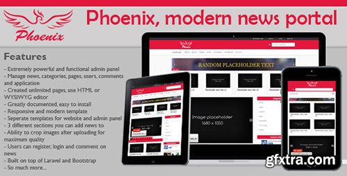 CodeCanyon - Phoenix v1.4 - modern & minimalist news portal - 6548666